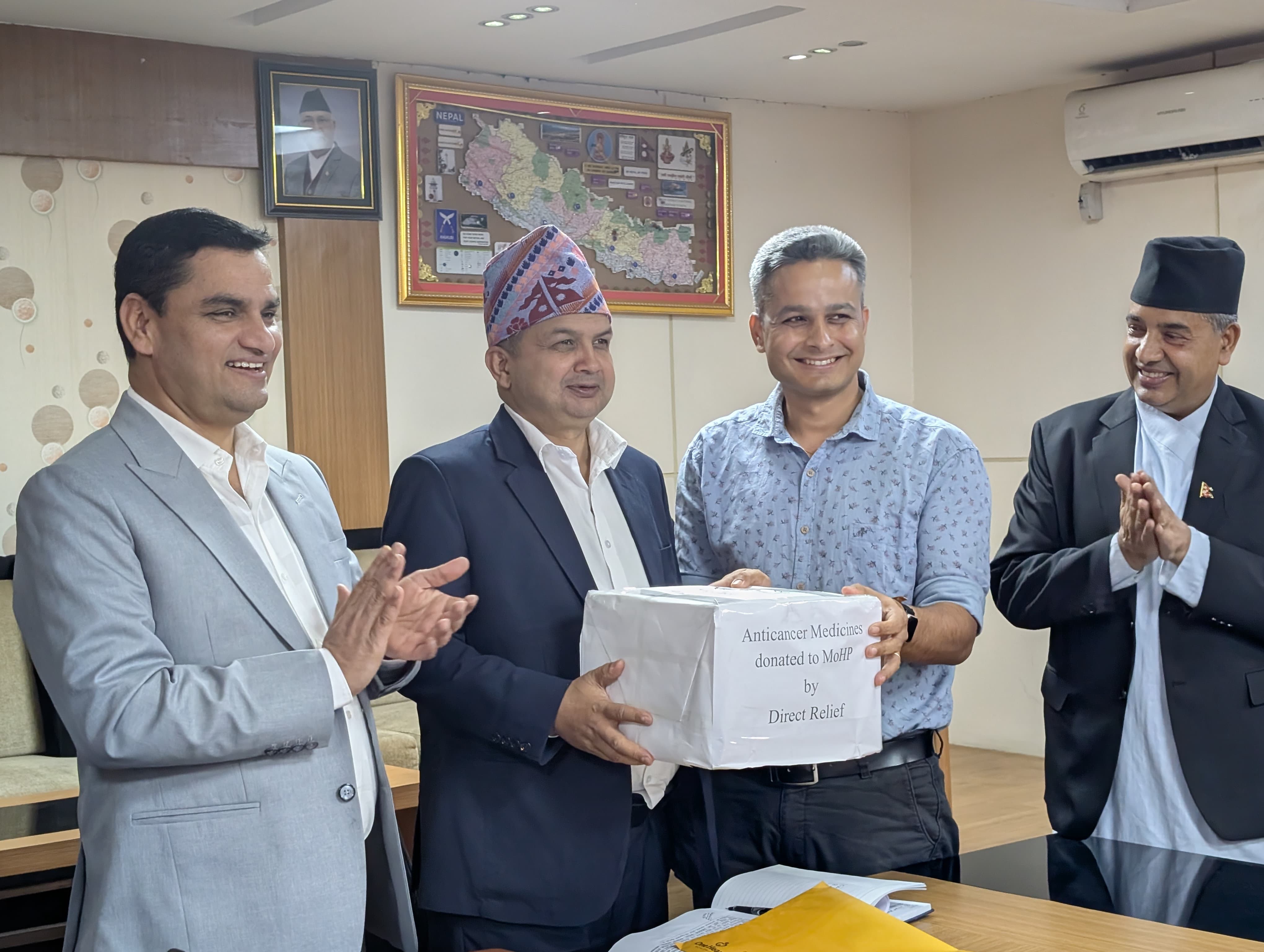 क्यान्सरका बिरामीलाई औषधि निःशुल्क उपलब्ध हुने